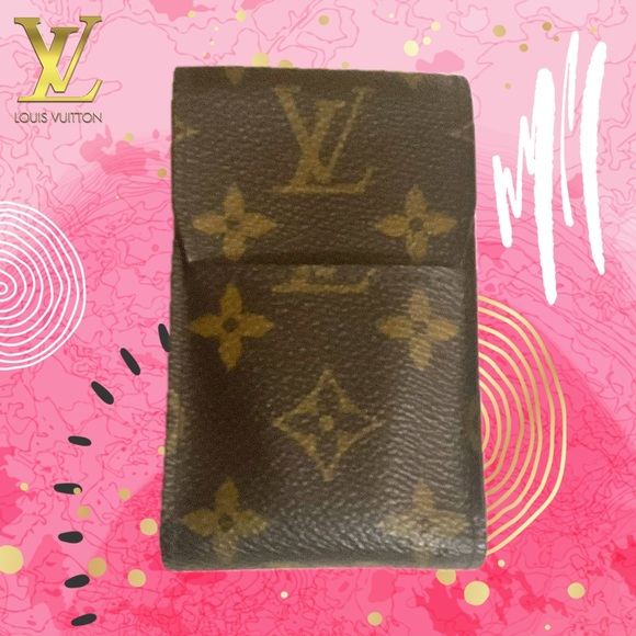 Louis Vuitton Accessories - Louis Vuitton Brown and Gold Monogram Cigarette/Accessory Case..no callouts
